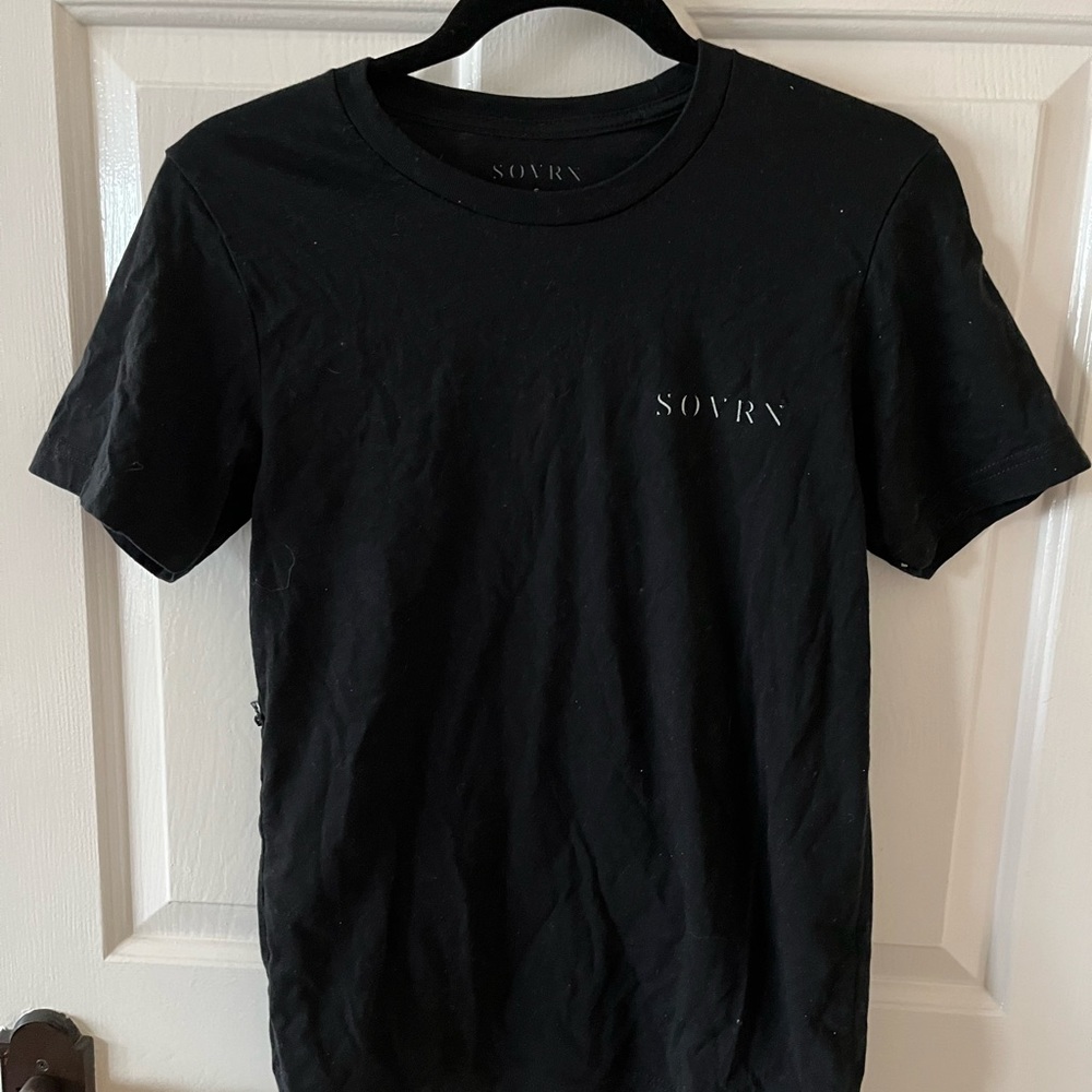 shirt women's sovrn black t-shirt S